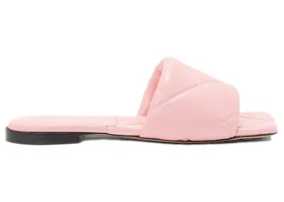 Pre-owned Bottega Veneta Lido Flat Sandal (women's) Sneakers In Pink