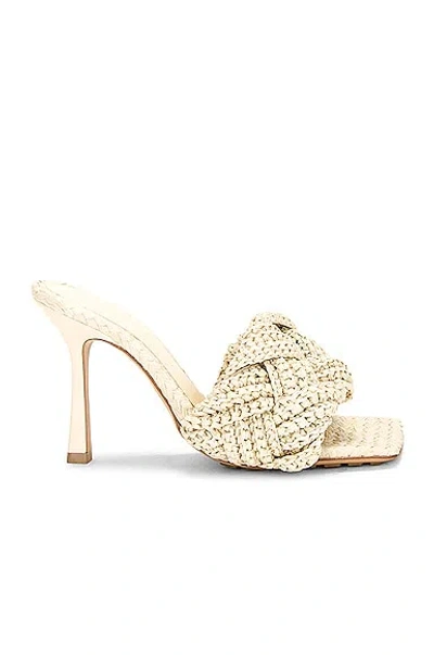 Bottega Veneta Lido Mule Sandal In White