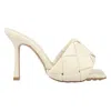 Bottega Veneta Lido Mule White
