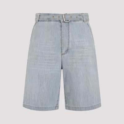 Bottega Veneta Denim Shorts In Blue