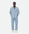 Bottega Veneta Light Bleached Denim Shirt In Light Bleach