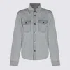 Bottega Veneta Womens Extra Bleached Denim Jacket Light Blue In Blue