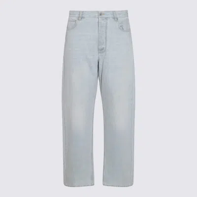 Bottega Veneta Light Blue Cotton Pants