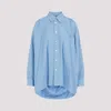 BOTTEGA VENETA LIGHT BLUE COTTON SHIRT