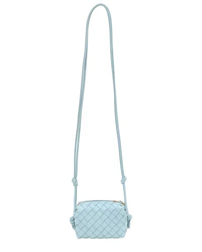 Bottega Veneta Light Blue Leather Candy Loop Bag (authentic Pre-loved)