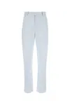Bottega Veneta Pantalone In Twill Azzurro Pastello Donna In Light Blue