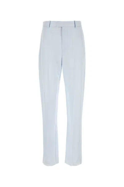 BOTTEGA VENETA LIGHT BLUE SLIM FIT PANT