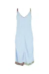 Bottega Veneta Women Light Blue Viscose Blend Dress In Blue