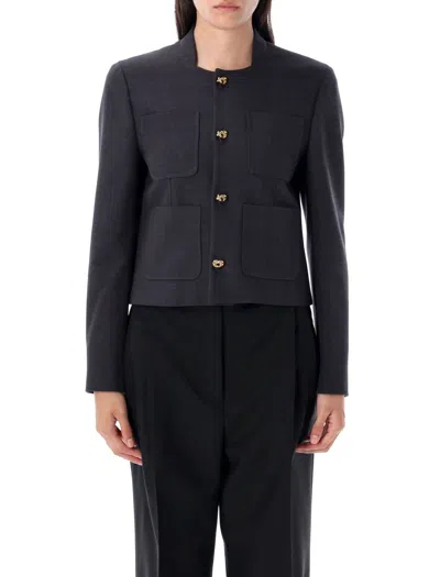 Bottega Veneta Light Cotton Jacket In Green