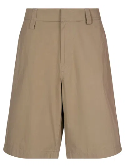 BOTTEGA VENETA BOTTEGA VENETA LIGHT COTTON TWILL BERMUDA SHORTS CLOTHING