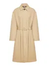 BOTTEGA VENETA LIGHT COTTON TWILL TRENCH