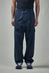 Bottega Veneta Light Cotton Twill Trousers In Blue