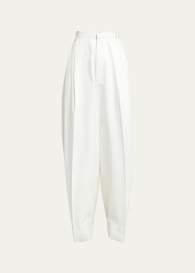 BOTTEGA VENETA LIGHT COTTON TWILL TROUSERS