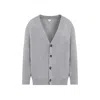 Bottega Veneta Cashmere Cardigan In Gray