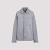 Bottega Veneta Light Grey Oversize Jacket In Light Grey