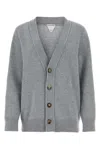 Bottega Veneta Cashmere Cardigan In Gray