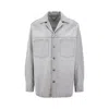 Bottega Veneta Denim Shirt In Grey