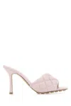 Bottega Veneta Open-toe Quilted Dress Shoes