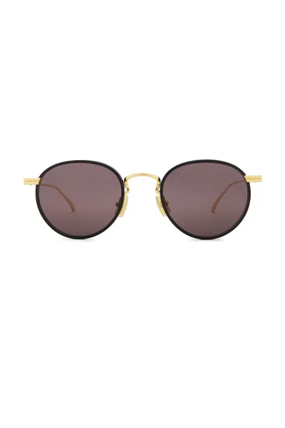 Bottega Veneta Light Ribbon Sunglasses In Gold & Grey