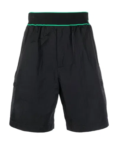 Bottega Veneta Lightweight Track Shorts In Black