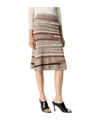 Bottega Veneta Rock Aus Leinen Und Baumwolle In Neutral