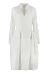 Bottega Veneta Linen And Viscose Blend Dress
