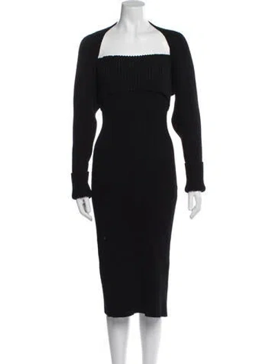 Pre-owned Bottega Veneta Linen Dress Set In Gray