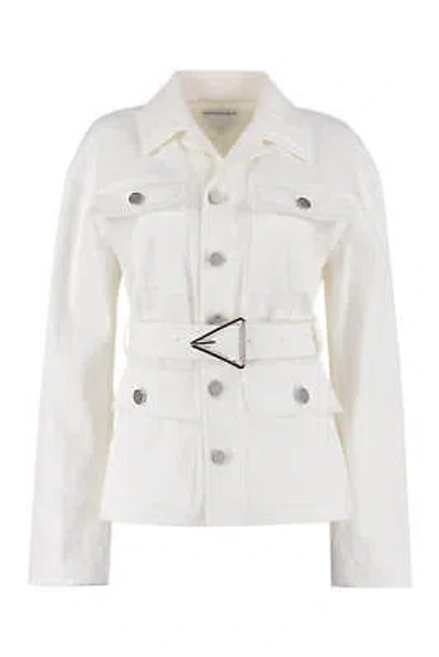 Pre-owned Bottega Veneta Linen Jacket In White