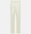 Bottega Veneta Gerade Hose Aus Leinen In Weiss
