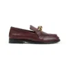 Bottega Veneta Barolo Brown Leather Astair Metallic Knot Loafer In Brown