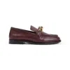 Bottega Veneta Barolo Brown Leather Astair Metallic Knot Loafer In Brown