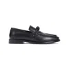 Bottega Veneta Astaire Leather Loafers In Black