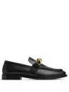 Bottega Veneta Astaire Embellished Leather Loafers In Black