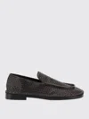 Bottega Veneta Daddy Intrecciato Leather Loafer In Black