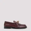 Bottega Veneta Barolo Brown Leather Astair Metallic Knot Loafer In Brown