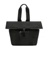 Bottega Veneta Logo Backpack In Black