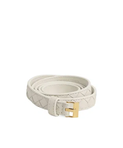 Bottega Veneta Thin Watch Belt In Nude