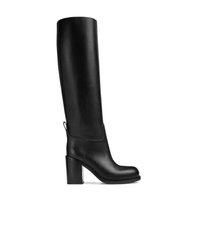 BOTTEGA VENETA BOTTEGA VENETA ROUND-TOE HEELED BOOTS