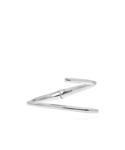 Bottega Veneta Logo Bracelet In White