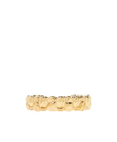 Bottega Veneta Logo Bracelet In Yellow