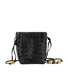 Bottega Veneta Small Intrecciato Bucket Bag In Black