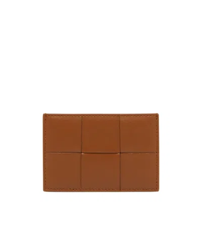 Bottega Veneta Logo Card Pack In Brown