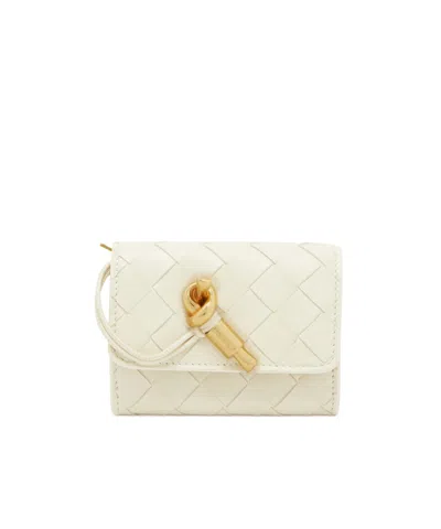 Bottega Veneta Logo Card Pack In White