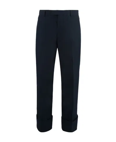 Bottega Veneta Logo Casual Pants In Black
