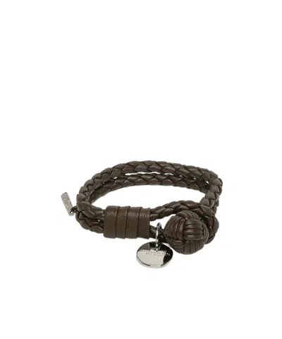 Bottega Veneta Logo Detail Bracelet In Multicolor