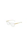 Bottega Veneta Logo Detail Flat Lens In White