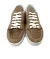 Bottega Veneta Logo Details Casual Sports Shoes In Brown