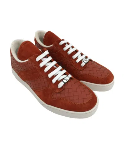 Bottega Veneta Logo Details Casual Sports Shoes In Red