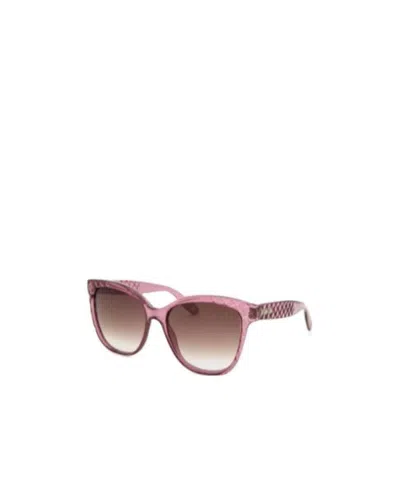 Bottega Veneta Logo Details Sunglasses In Multicolor