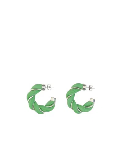BOTTEGA VENETA BOTTEGA VENETA TWIST HOOP EARRINGS